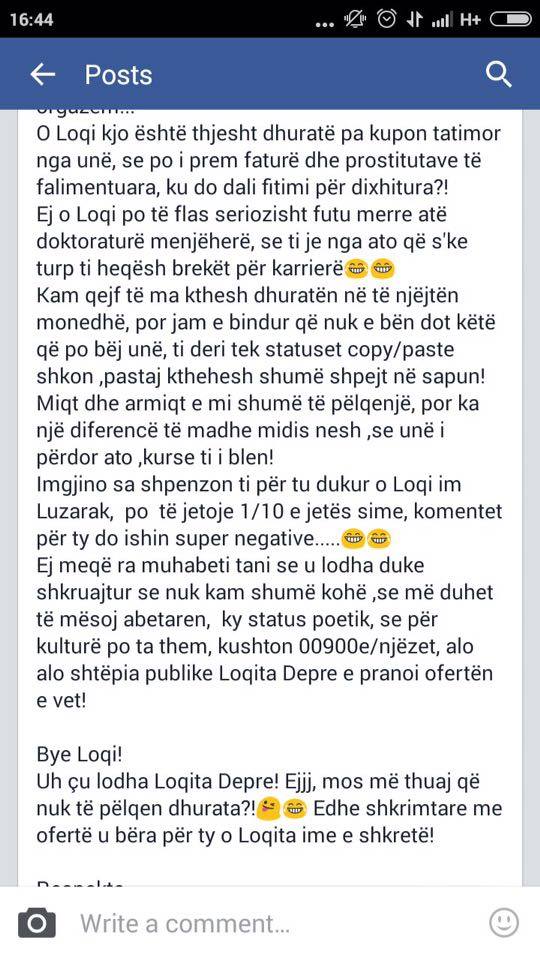 Lolita tallet me Riselda Sejdinë, ja si përgjigjet ajo