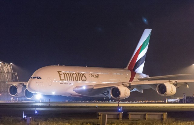 Dubai, në ajër superavioni me 615 vende