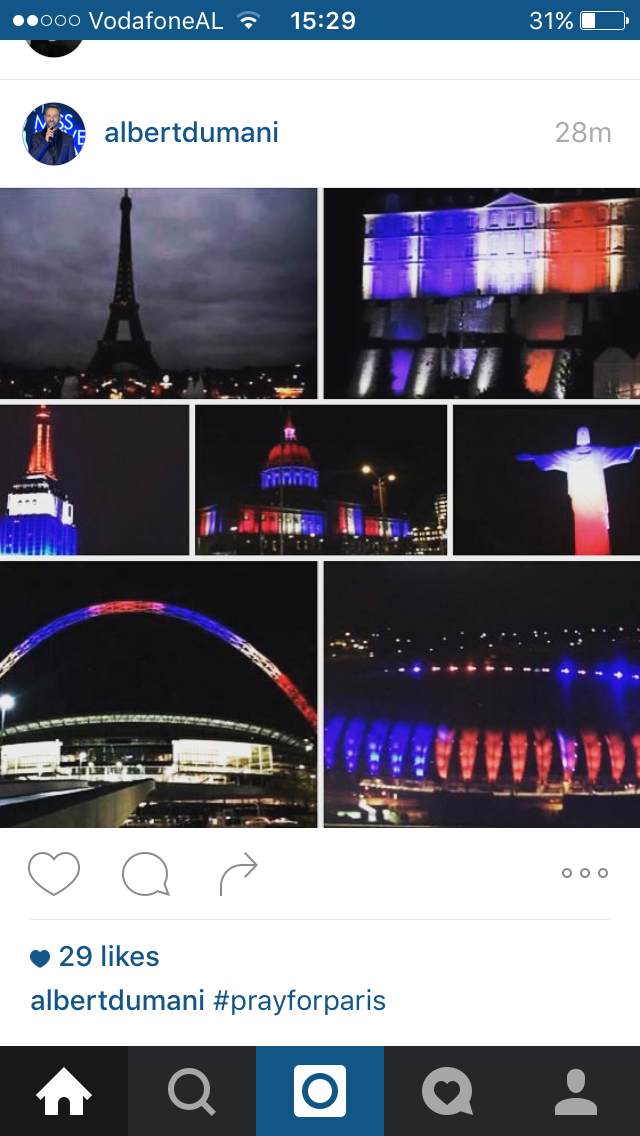 Tragjedia në Paris: Solidaritet, mbështetje apo modë në rrjetet sociale?!