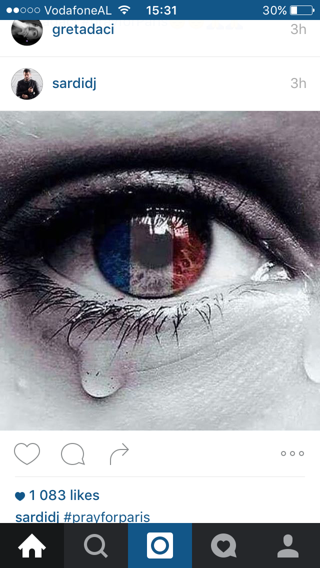 Tragjedia në Paris: Solidaritet, mbështetje apo modë në rrjetet sociale?!