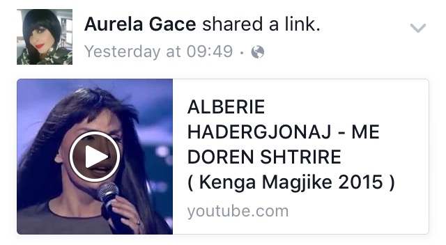 Ja për cilët këngëtarë bën tifo Aurela Gaçe në Kënga Magjike