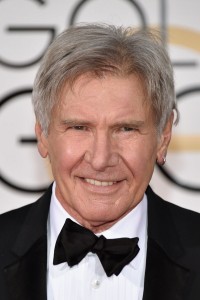 BEVERLY HILLS, CA - JANUARY 10: Actor Harrison Ford attends the 73rd Annual Golden Globe Awards held at the Beverly Hilton Hotel on January 10, 2016 in Beverly Hills, California. (Photo by John Shearer/Getty Images)