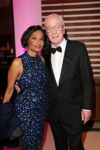 BERLIN, GERMANY - DECEMBER 12: Sir Michael Caine and Lady Shakira Caine during the European Film Awards 2015 afterparty at hotel Sofitel on December 12, 2015 in Berlin, Germany. (Photo by Gisela Schober/Getty Images)