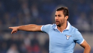 Lorik Cana Lazio .Roma 08/01/2013 Stadio Olimpico.Football Calcio 2012/2013 Coppa Italia.Lazio Vs Catania 3-0.Foto Andrea Staccioli Insidefoto