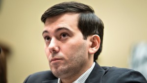 Entrepreneur and pharmaceutical executive Martin Shkreli listens during a hearing of the House Oversight and Government Reform Committee on Capitol Hill February 4, 2016 in Washington, DC. Martin Shkreli, the controversial former pharmaceuticals boss and hedge fund manager indicted on securities fraud charges, has been subpoenaed to appear at a hearing of a House of Representatives committee on oversight and government reform looking at the prescription drug market. / AFP / Brendan Smialowski (Photo credit should read BRENDAN SMIALOWSKI/AFP/Getty Images)