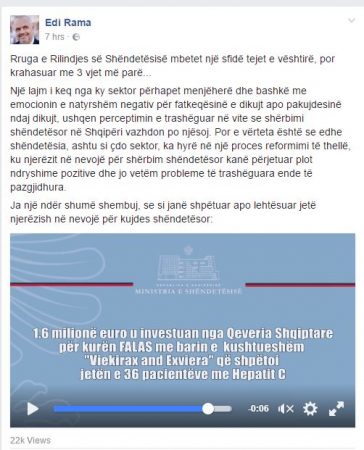 edi rama facebook