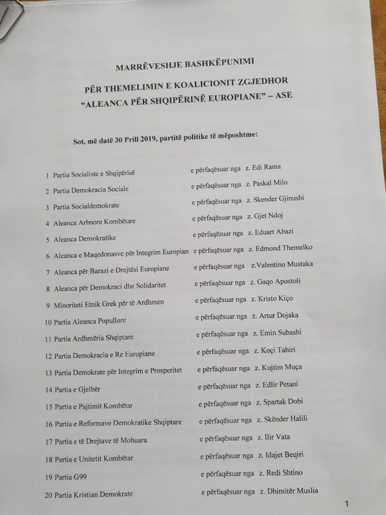PS firmos koalicionin, rikthen “tepsinë” e pushtetit