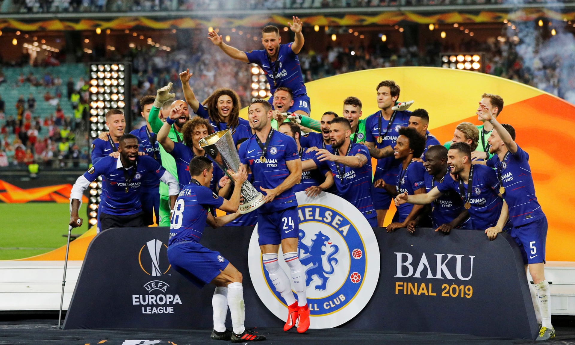 Chelsea shkatërron Arsenalin, fiton trofeun e Europa Leagues