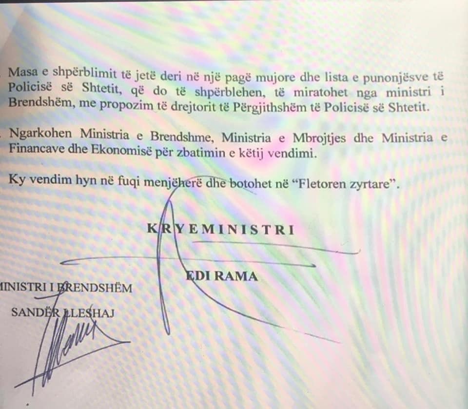 Vasili: 1.7 milionë dollarë, skandali që përfshin dy ministri