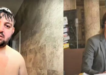 VIDEO/ I hapet kamera gabimisht, anëtari ndjek mbledhjen e këshillit bashkiak nga dushi