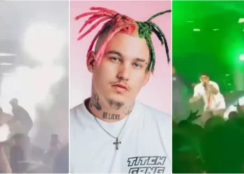 VIDEO/ Reperi humb jetën teksa performonte në skenë