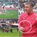 Në fushë hidhen thika/ Kaos në ndeshjen e futbollit turk, sherr mes lojtarëve e tifozëve