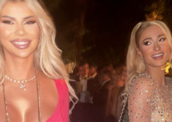 Foto/ Luana Vjollca me Paris Hilton në Miami