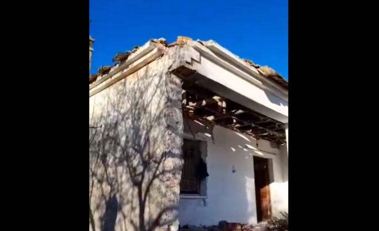 Video/ Tritoli në Lezhë, banesa në pronësi të kryetarit të PD-së në fshatin Ungrej