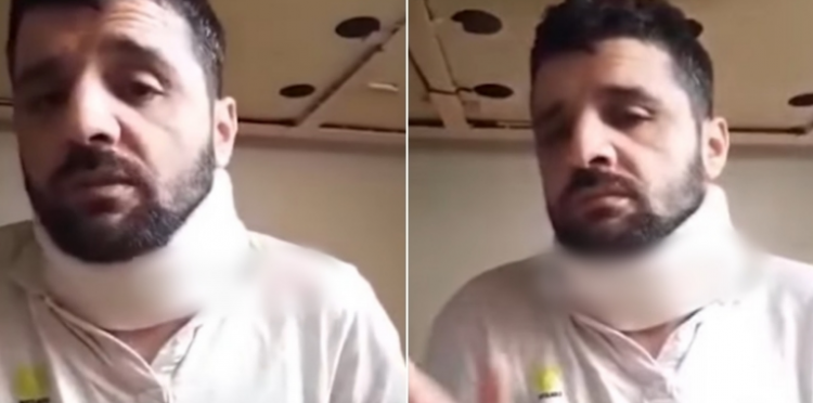 Video/ U dhunua nga 4 policët grek, pamjet shokuese të shqiptarit nga qelia e burgut