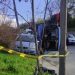 Aksident në Rrugën e Elbasanit, përmbyset autobusi