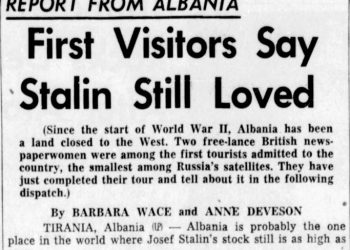 1957/ Rrëfimi i dy gazetareve të pavarura britanike mbi udhëtimin e tyre në Shqipëri