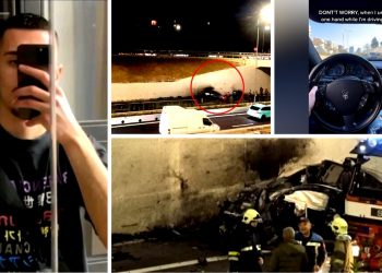 Makina ra nga mbikalimi, video kur 20-vjeçari drejtues i “Audit” ecën me 270 km/h