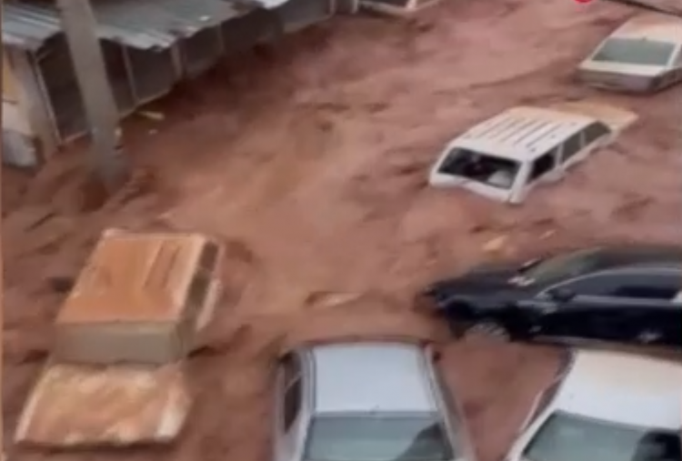 Video/ Momenti kur përmbytjet e fuqishme ndajnë rrugën në dysh në Turqi