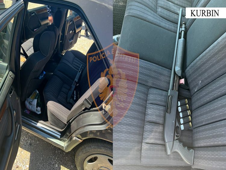 Kërcënoi me armë gjahu punonjësit që po shtronin rrugën, arrestohet 48-vjeçari në Kurbin