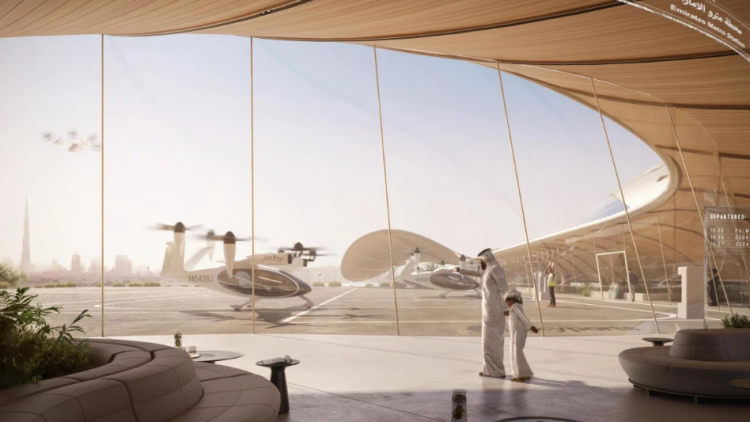 Arkitektët me një koncepti të ri, projekt për taksitë fluturuese në Dubai