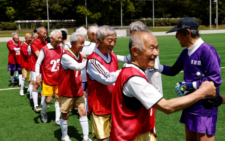 Të moshuarit e Japonisë tashmë aktivë edhe në ndeshjet sportive