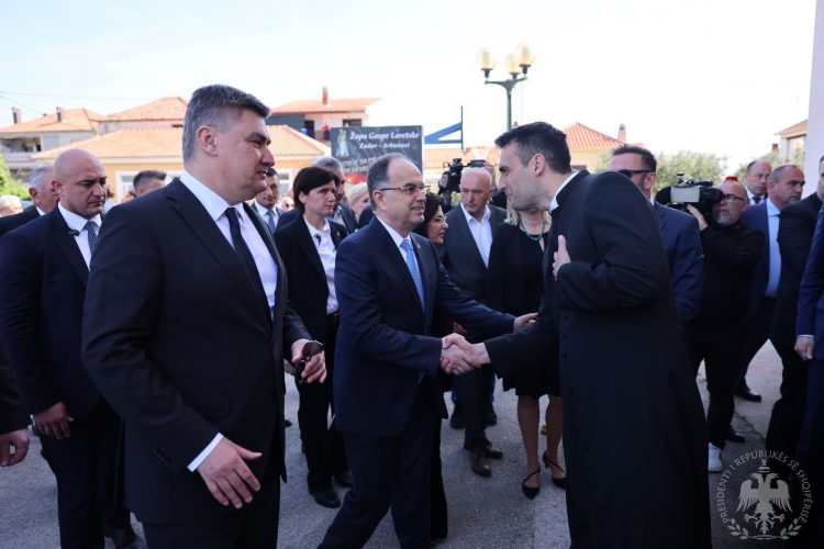 Vlerësim për ruajtjen e traditave shqiptare, Begaj takim me komunitetin arbanas në Kroaci