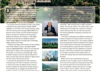 “Times” shkruan për Kürüm: Lider në prodhimin e hekurit, çelikut dhe energjisë!