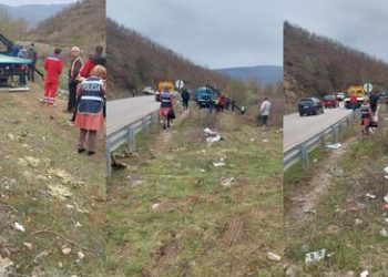 Detaje nga aksidenti në Librazhd/ Makina e çiftit u gjet nga kalimtarët në përrua