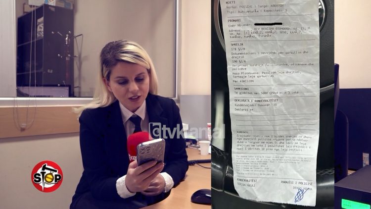 Video/ Makina në parkim, shoferit i hiqet patenta, gjobitet për mosbindje
