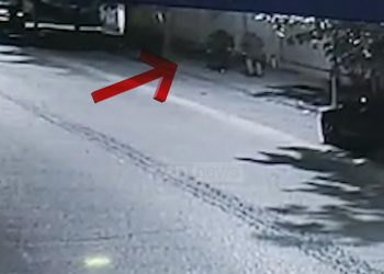 Publikohen pamjet e vendosjes së lëndës plasëse në lokalin në Shkodër