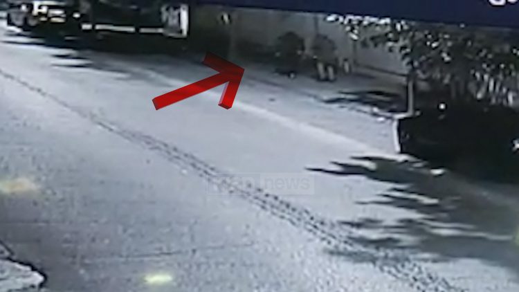 Publikohen pamjet e vendosjes së lëndës plasëse në lokalin në Shkodër