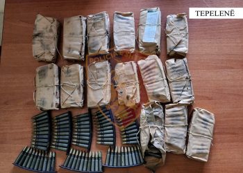 Iu gjetën 540 fishekë luftarakë, arrestohet 39-vjeçari në Tepelenë