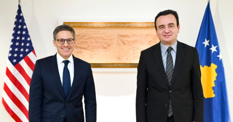 Dialogu me Serbinë, Kurti takon Këshilltarin e Lartë të Departamentit Amerikan