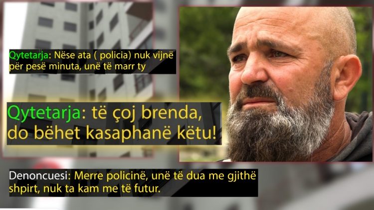 “Nëse s’vjen policia bëhet kasaphanë”, gruaja nxjerr burrin nga shtëpia