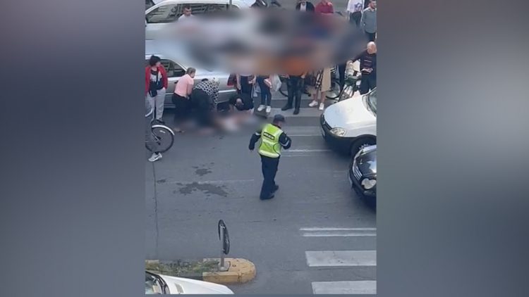 Shkodër, makina përplas këmbësoren në vijat e bardha