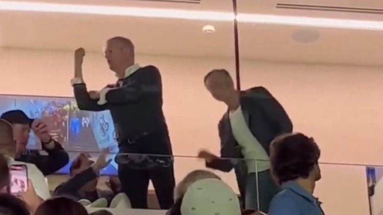 VIDEO/ Babai i Haaland, gjeste të turpshme në shkallët e stadiumit
