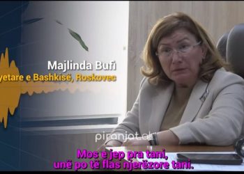 Shkoi te mitingu i Berishës, audiopërgjimi i kryebashkiakes së Roskovecit me sanitaren