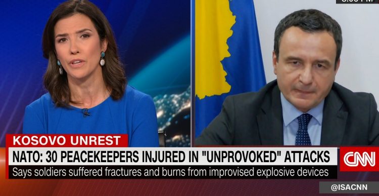 Tensionet në Kosovë/ Kurti për CNN: Nuk ia dorëzoj demokracinë një milicie fashiste