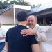 Dy rivalët për karrigen e kryetarit të PD takohen në Elbasan, Basha dhe Hani përqafohen..