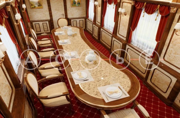 Foto/ Me Spa dhe salla fitnesi, brenda trenit të blinduar të Putinit