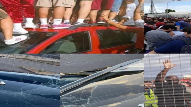 ‘Të çmendur’ pas Lukakut,tifozët e Romës prishin automjetet duke mirëpritur ardhjen e tij