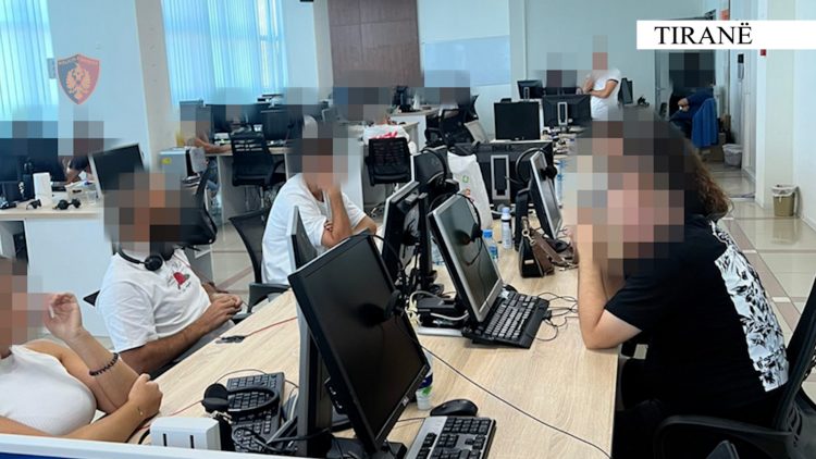 Mashtronin të huaj në call center, 6 të arrestuar. Në kërkim administratori i subjektit