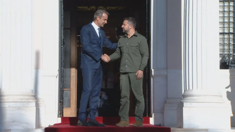 Nën fshehtësi të madhe, Zelensky vizitë në Greqi, pritet nga Mitsotakis