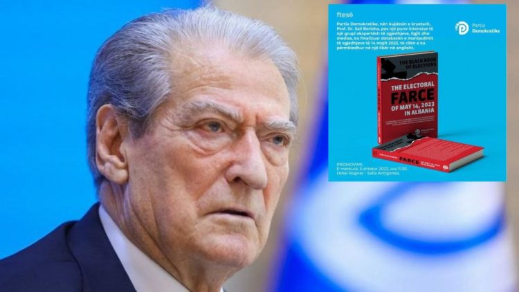 Sali Berisha prezanton sot librin në anglisht për “Farsën elektorale të 14 majit”