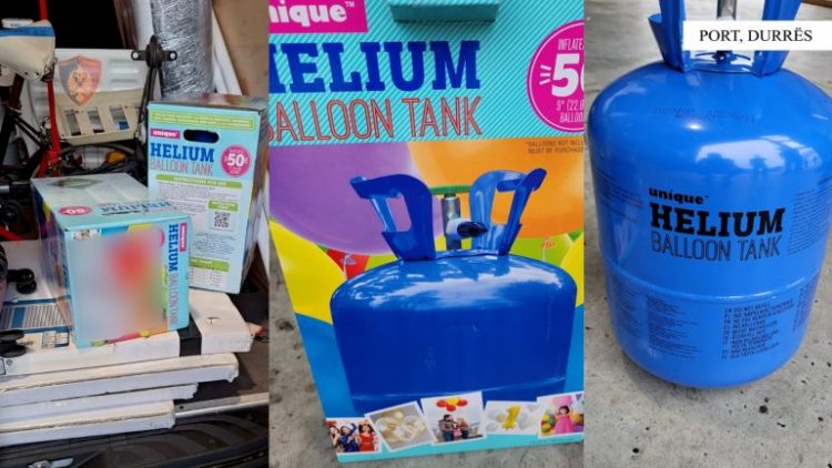 U kap duke kontrabanduar bombola me helium në portin e Durrësit, e pëson 47-vjeçari