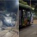 Drejtuesi i makinës hyn në parakalim të gabuar, përplas urbanin e Unazës