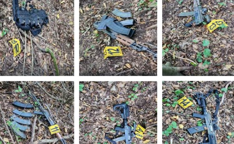Policia e Kosovës gjen armë, municion dhe pajisje ushtarake në zonën e Zveçanit