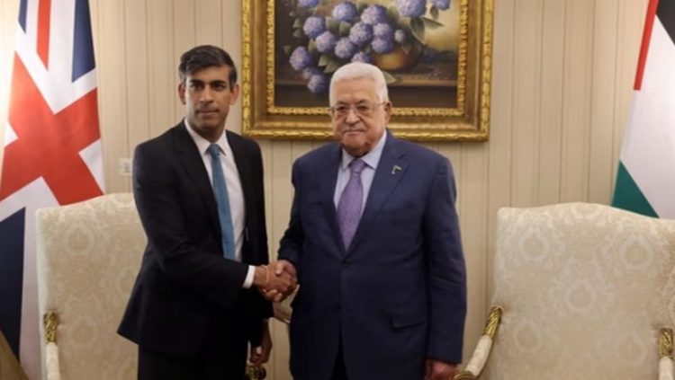 Lufta/ Sunak takon presidentin e Palestinës: Dënojmë terrorizmin e Hamasit, ata nuk përfaqësojnë Palestinën