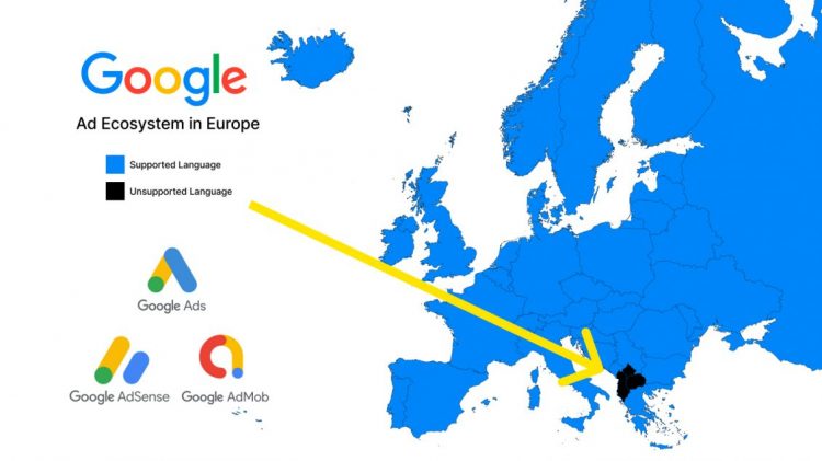 Google paditet në SHBA për diskriminim të Gjuhës Shqipe